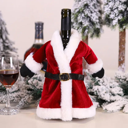 CHRISTMAS WINE BOTTLE DRESS SET