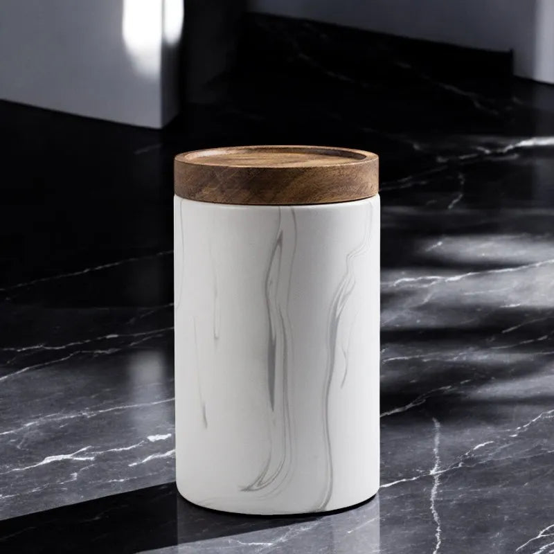 NORDIC MARBLE CANISTER SET