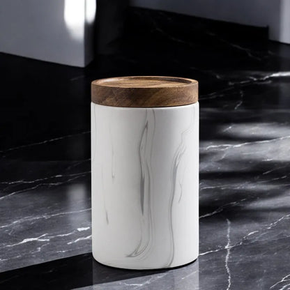 NORDIC MARBLE CANISTER SET