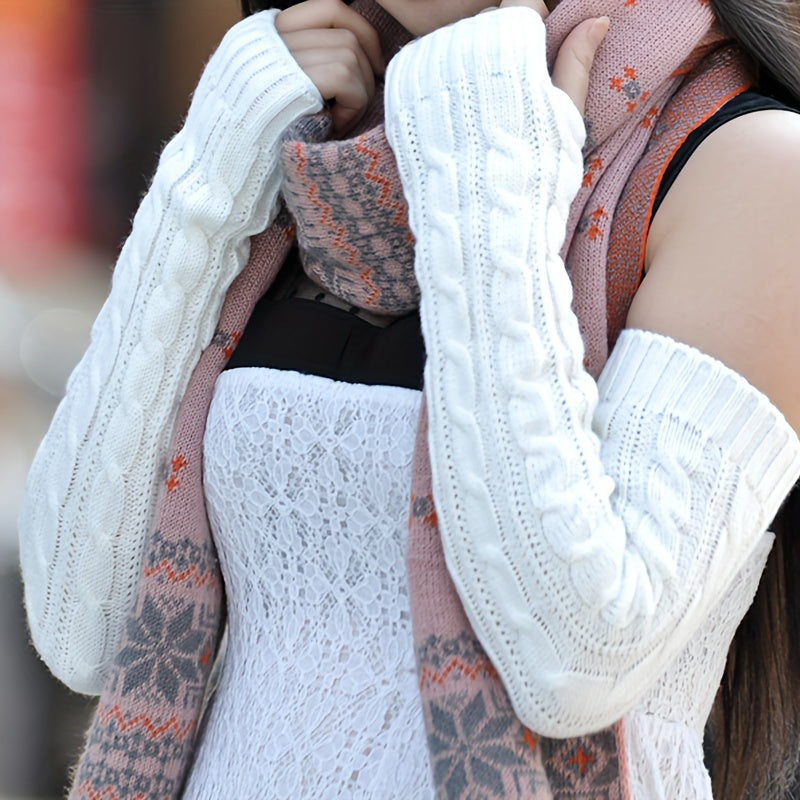 WINTER WARM KNIT ARM COVERS